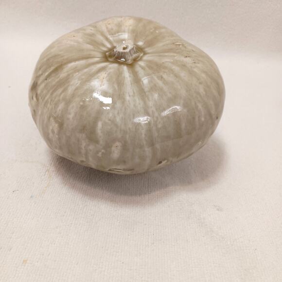 Realistic Ceramic GOURD ugly Pumpkin Art Glaze Kitsch Decor Thanksgiving Kitchen - Picture 3 of 14